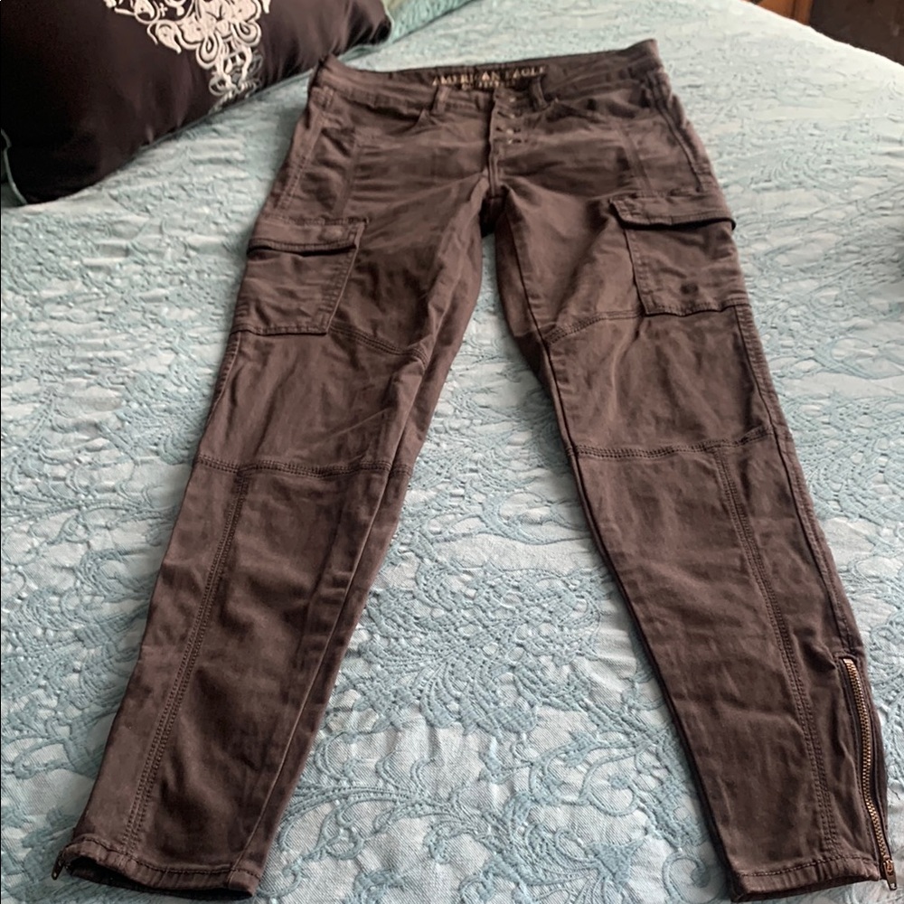 Gray Cargo Pants - image 1